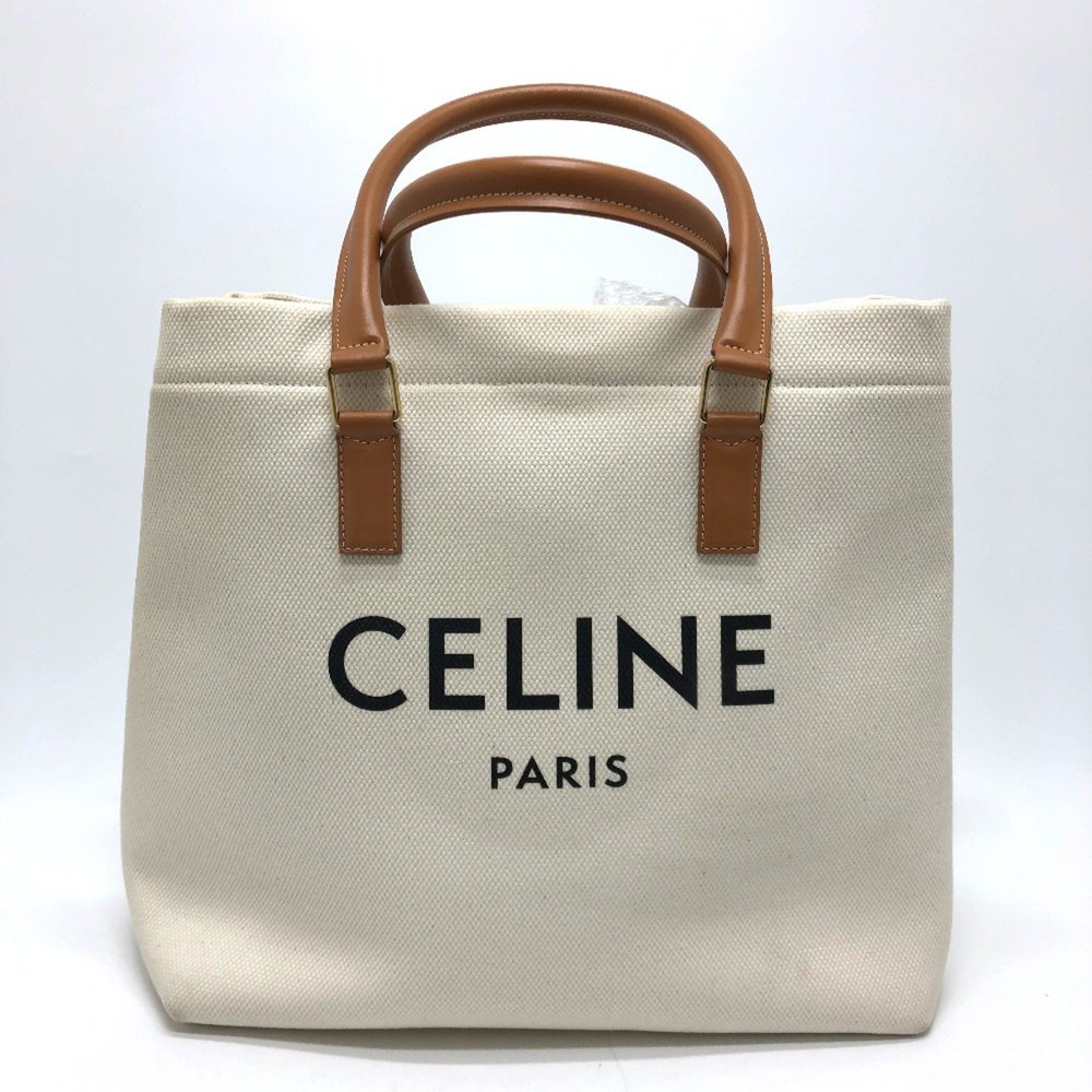 CÉLINE PARIS トートバッグ ホワイト Celine | Bags | Celine White Tote Bag | Poshmark